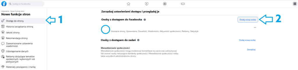 jak udostępnić konto na facebooku
